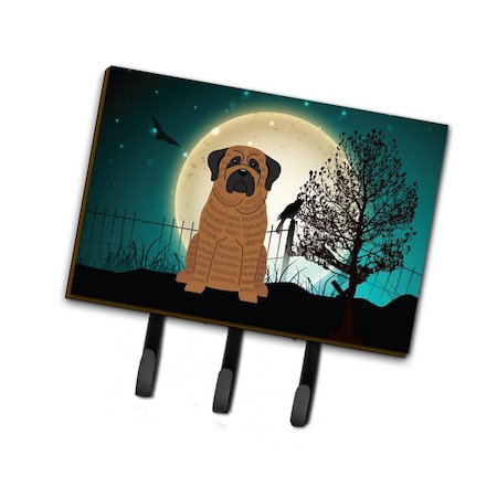 Jensendistributionservices Halloween Scary Mastiff Brindle Leash or Key Holder MI1708364